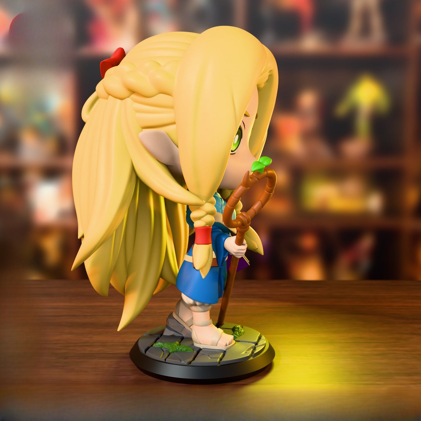 0669 Marcille Dungeon_Meshi Chibi - STL 3D Print Files