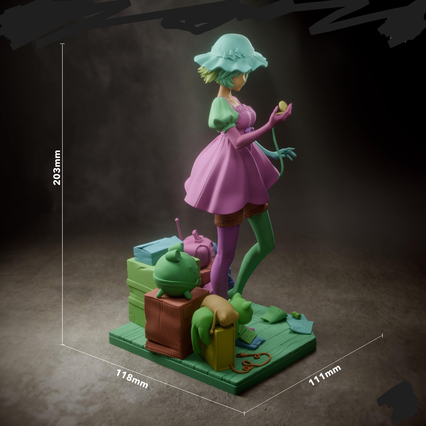 1614 Mayuri Shiina_Steins Gate - STL 3D Print Files
