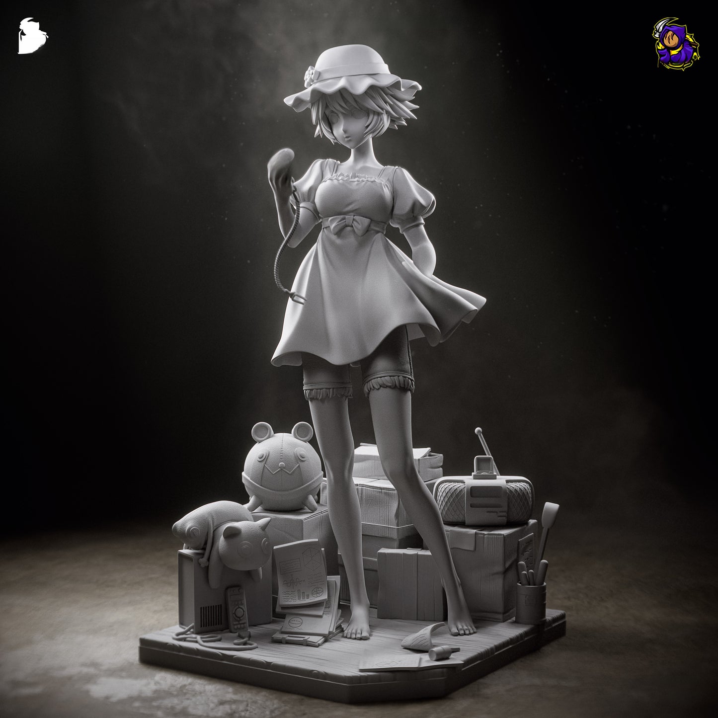 1614 Mayuri Shiina_Steins Gate - STL 3D Print Files