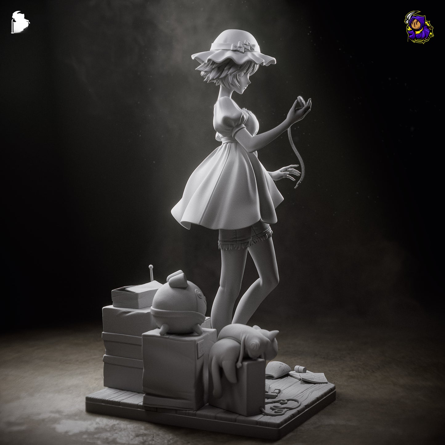 1614 Mayuri Shiina_Steins Gate - STL 3D Print Files