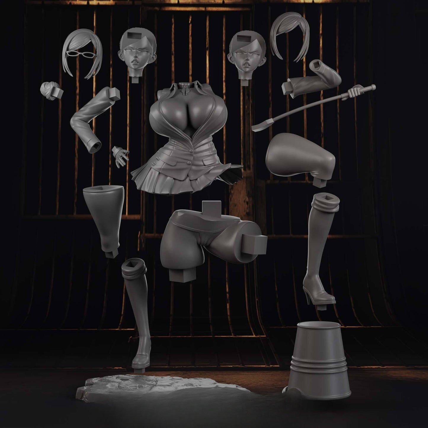 1514 Meiko Shiraki_Prison School NSFW - STL 3D Print Files