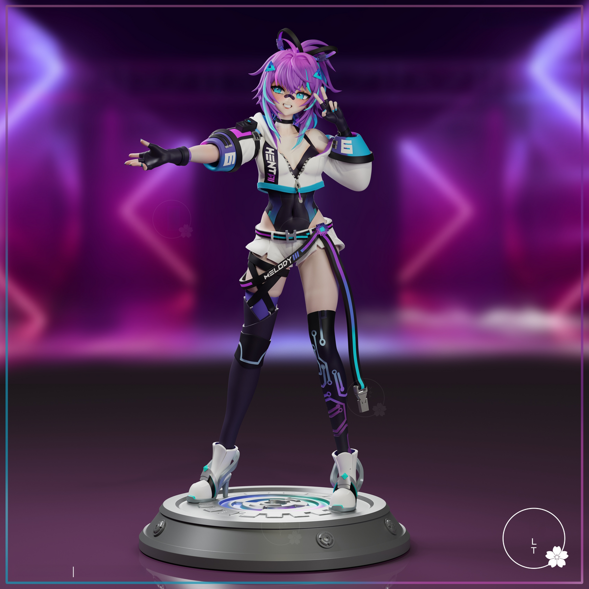 1725 VTuber_Projekt Melody - STL 3D Print Files