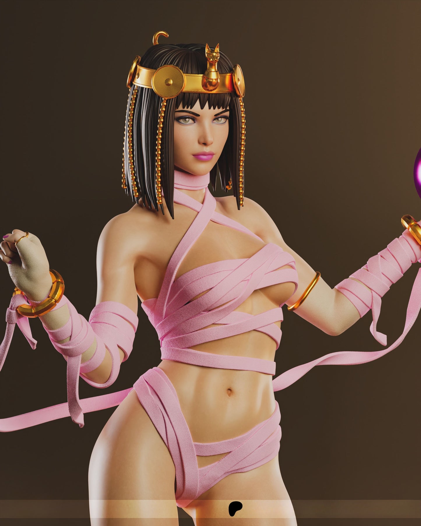 1678 Menat_Street FighterV - STL 3D Print Files
