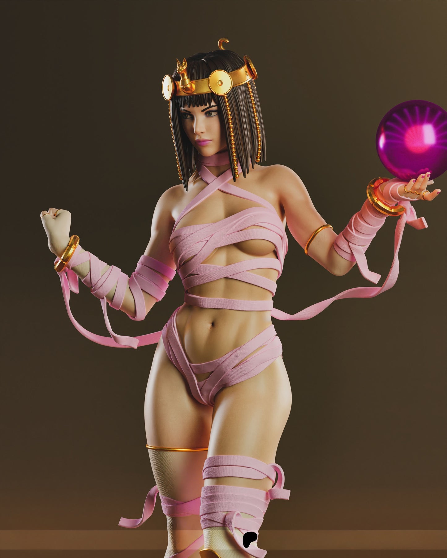 1678 Menat_Street FighterV - STL 3D Print Files