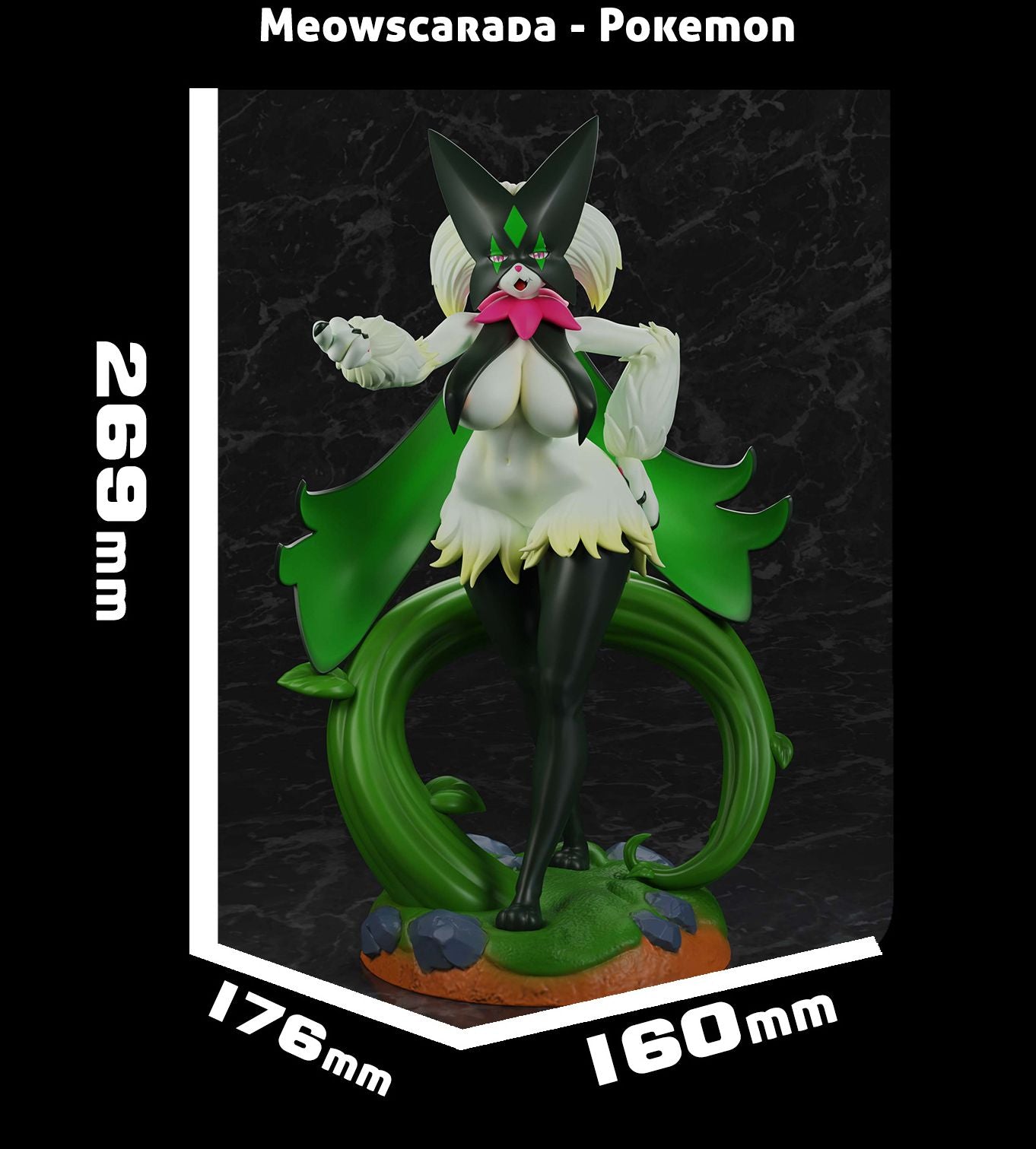 0197 Meowscarada_Pokemon - STL 3D Print Files