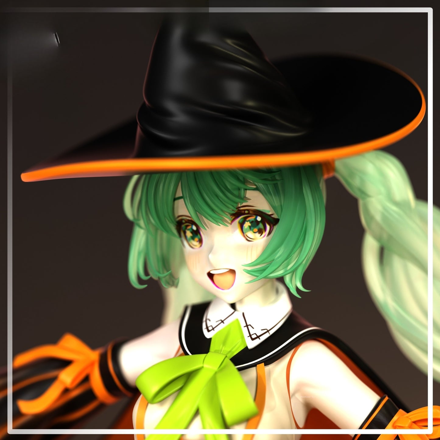 1590 Pumpkin Miku - STL 3D Print Files