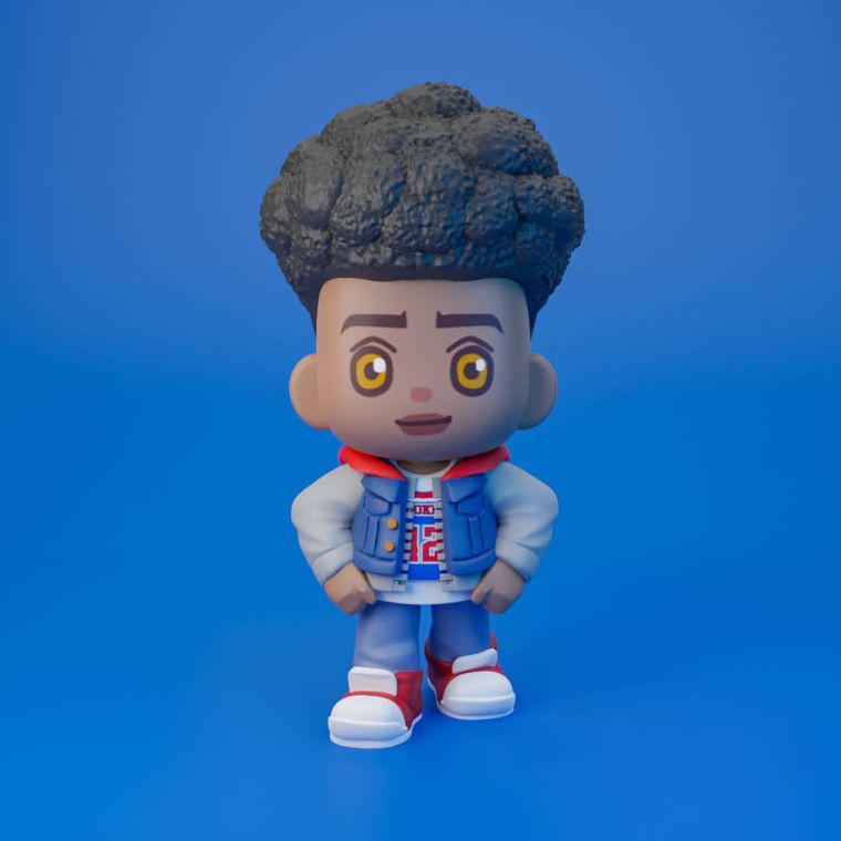 0169 Miles Morales - STL 3D Print Files