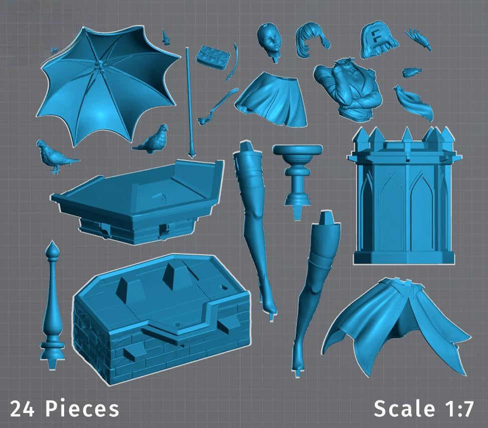 1784 Mina_Deadlock - STL 3D Print Files