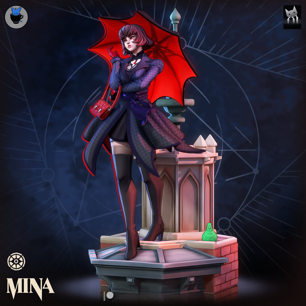 1784 Mina_Deadlock - STL 3D Print Files