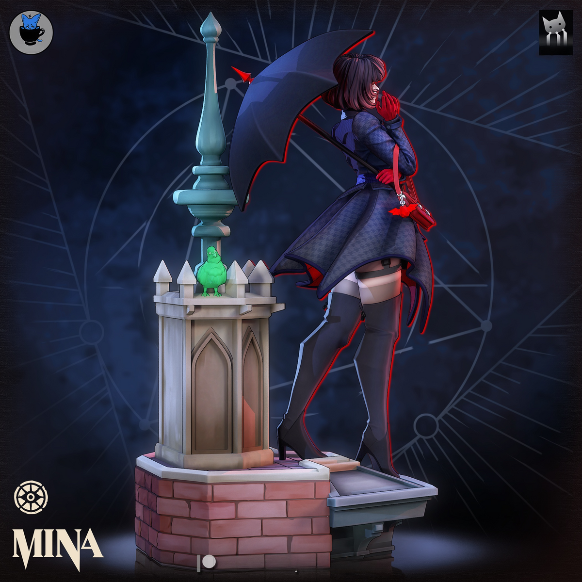 1784 Mina_Deadlock - STL 3D Print Files