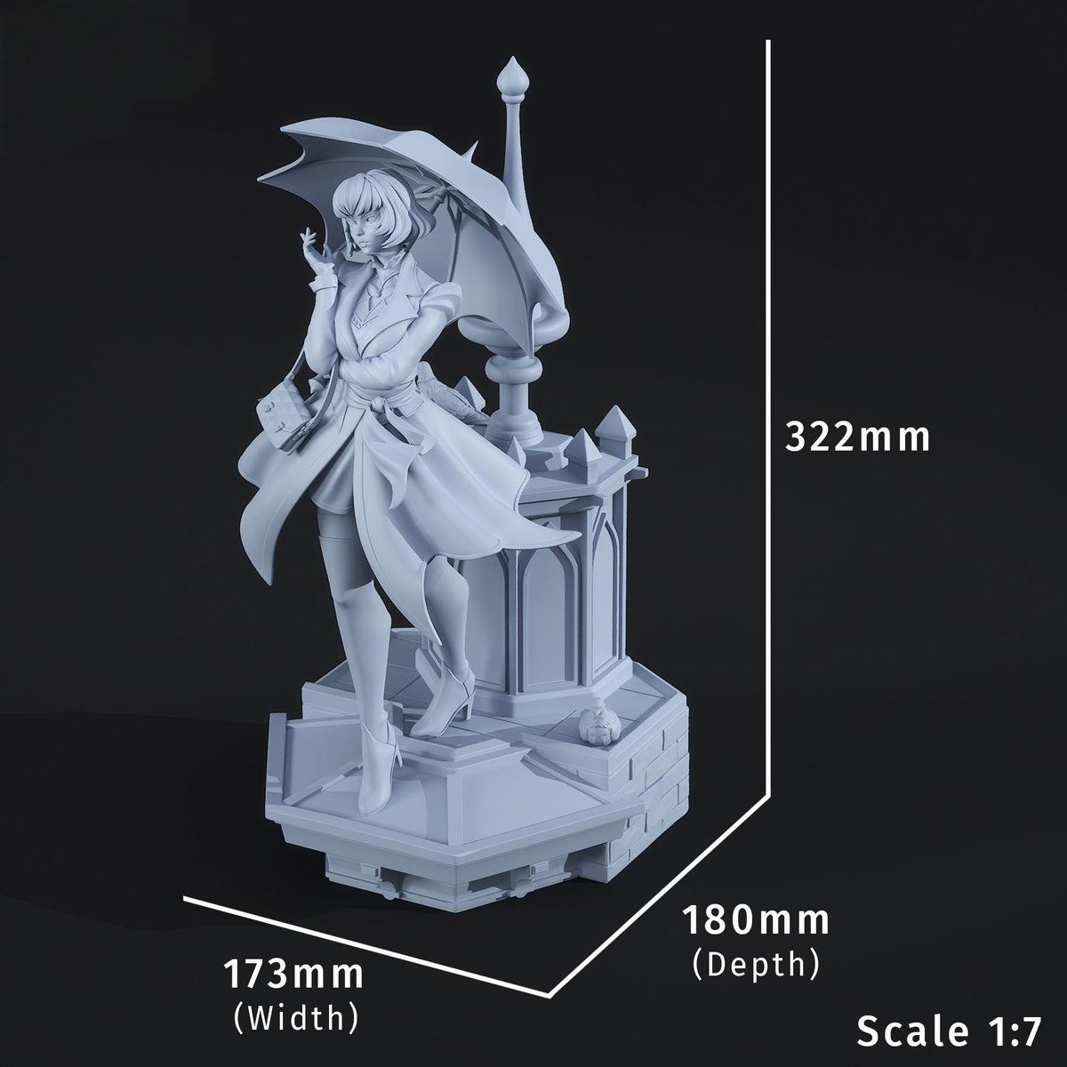 1784 Mina_Deadlock - STL 3D Print Files