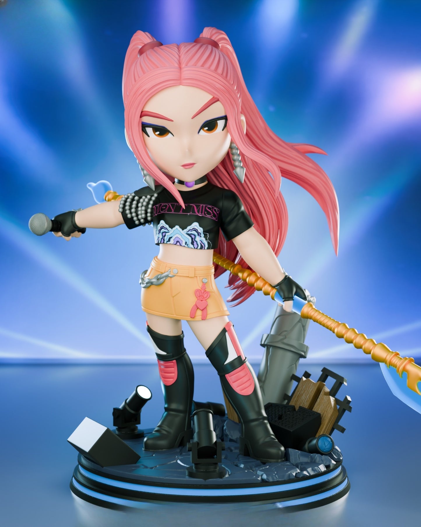 0574 MiraKpop Demon Hunters Chibi - STL 3D Print Files