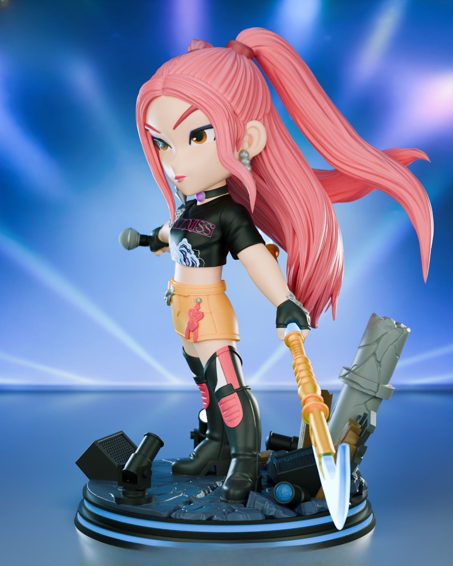 0574 MiraKpop Demon Hunters Chibi - STL 3D Print Files
