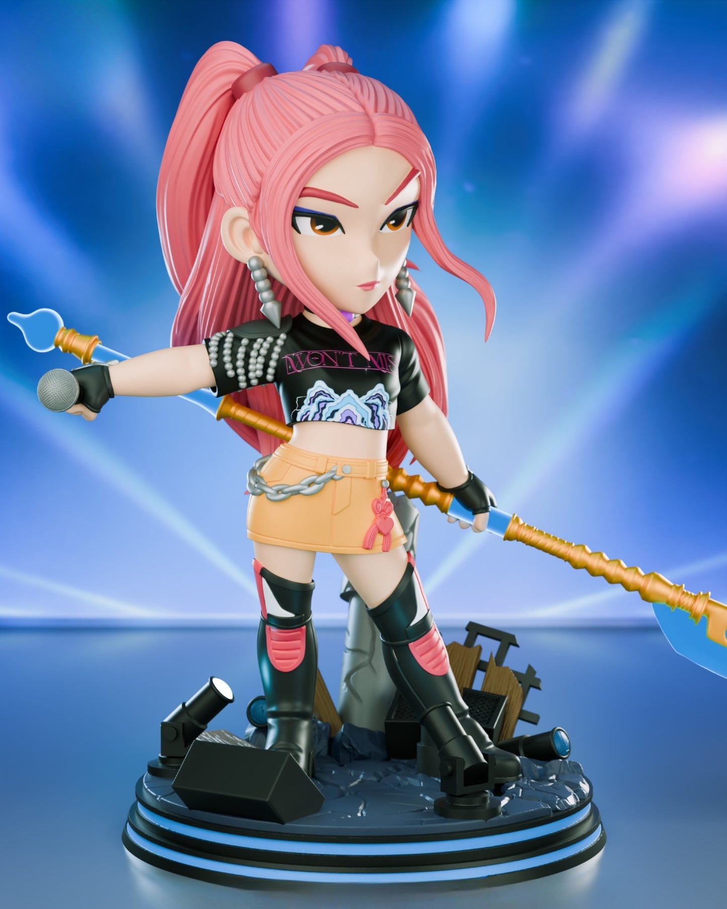 0574 MiraKpop Demon Hunters Chibi - STL 3D Print Files