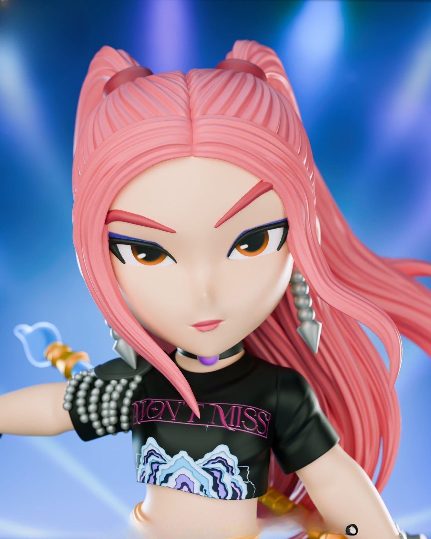 0574 MiraKpop Demon Hunters Chibi - STL 3D Print Files