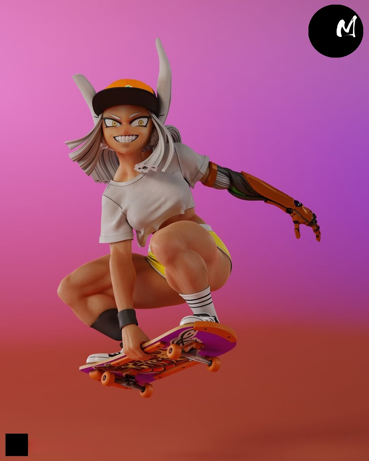 1643 Miruko_My Hero Academia - STL 3D Print Files