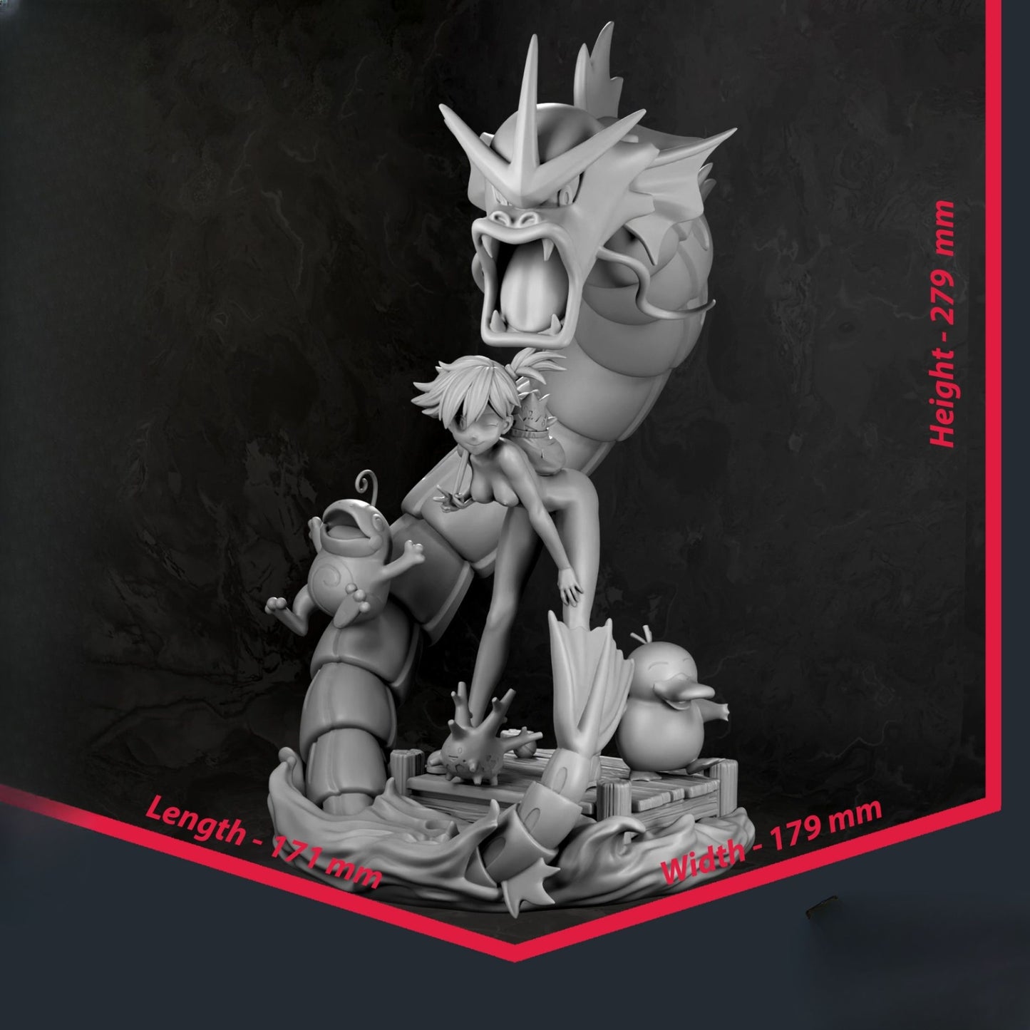 0289 Misty Pokemon_NSFW - STL 3D Print Files