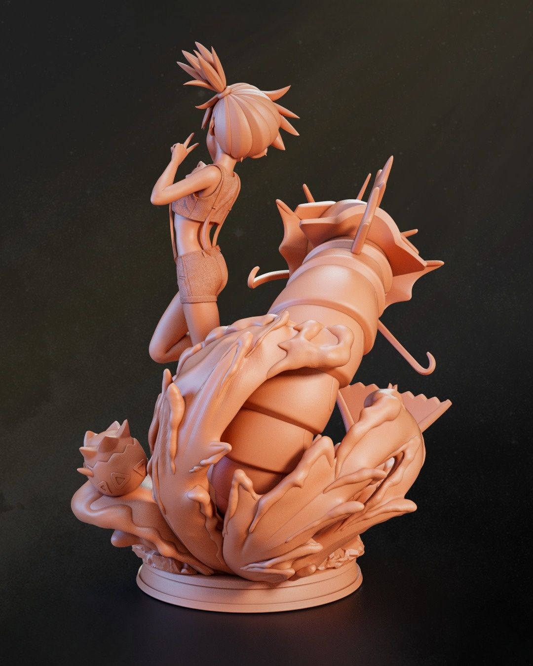 0249 Misty Pokemon - STL 3D Print Files