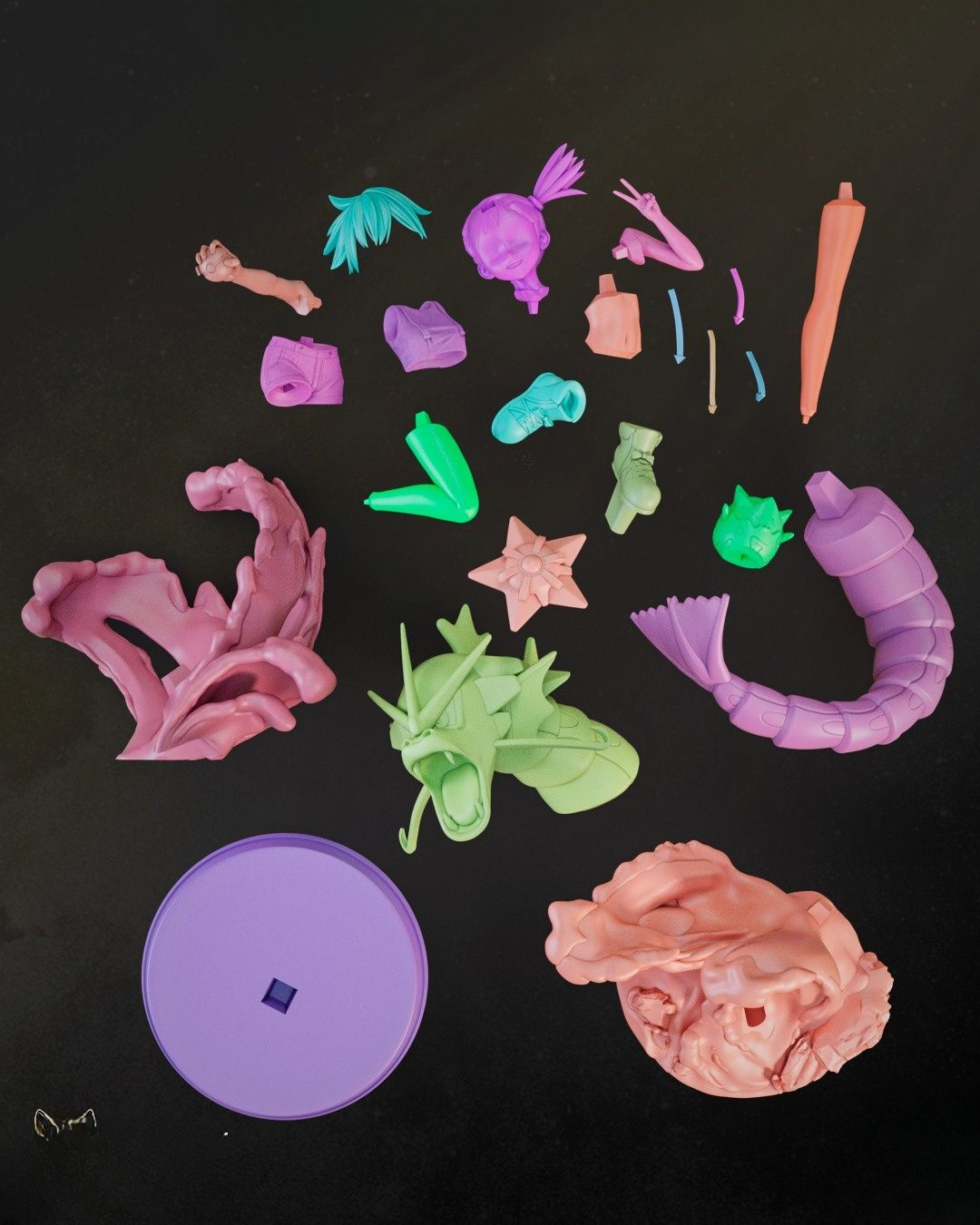 0249 Misty Pokemon - STL 3D Print Files