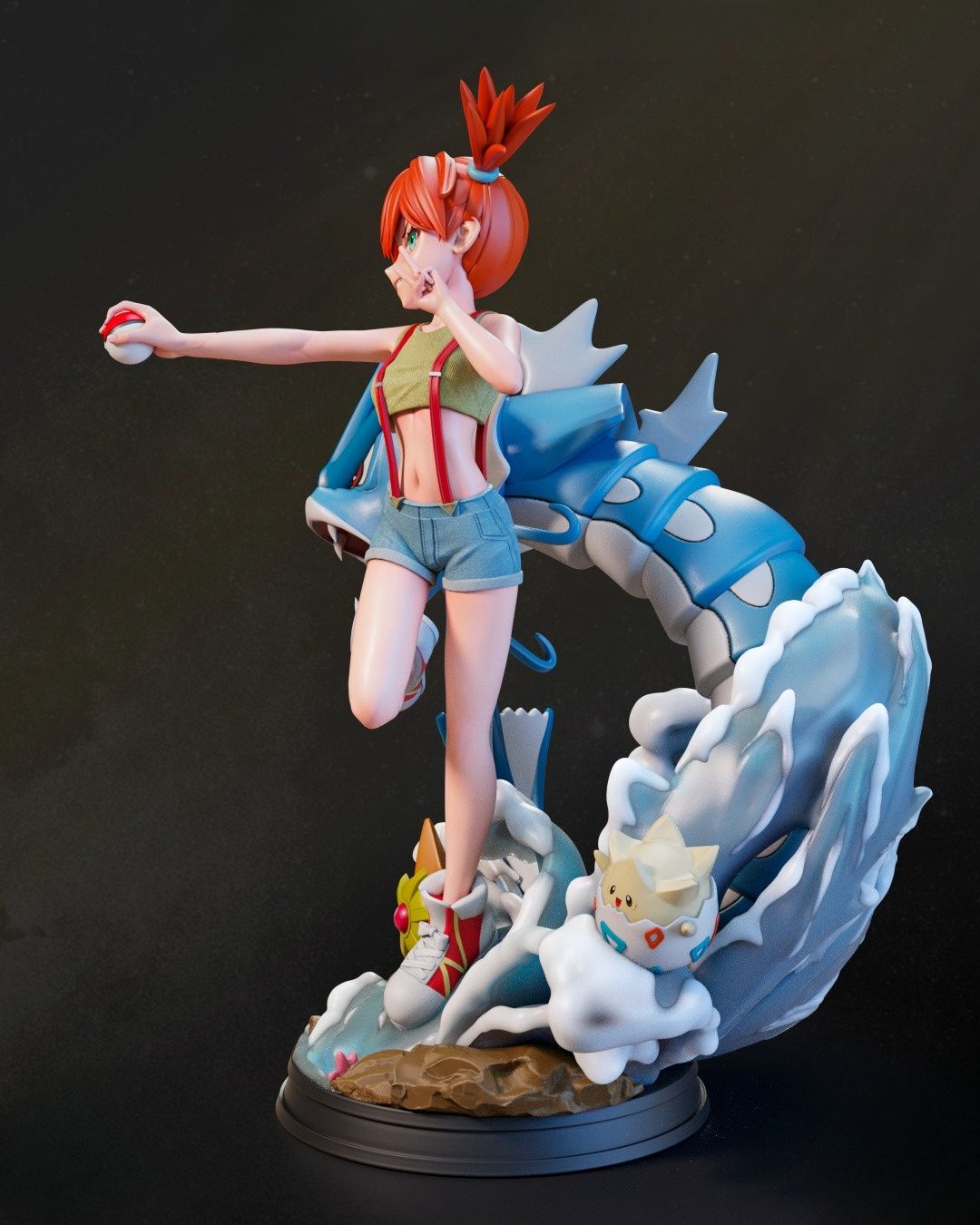 0249 Misty Pokemon - STL 3D Print Files