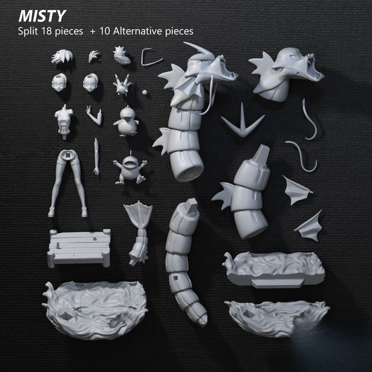 0289 Misty Pokemon_NSFW - STL 3D Print Files