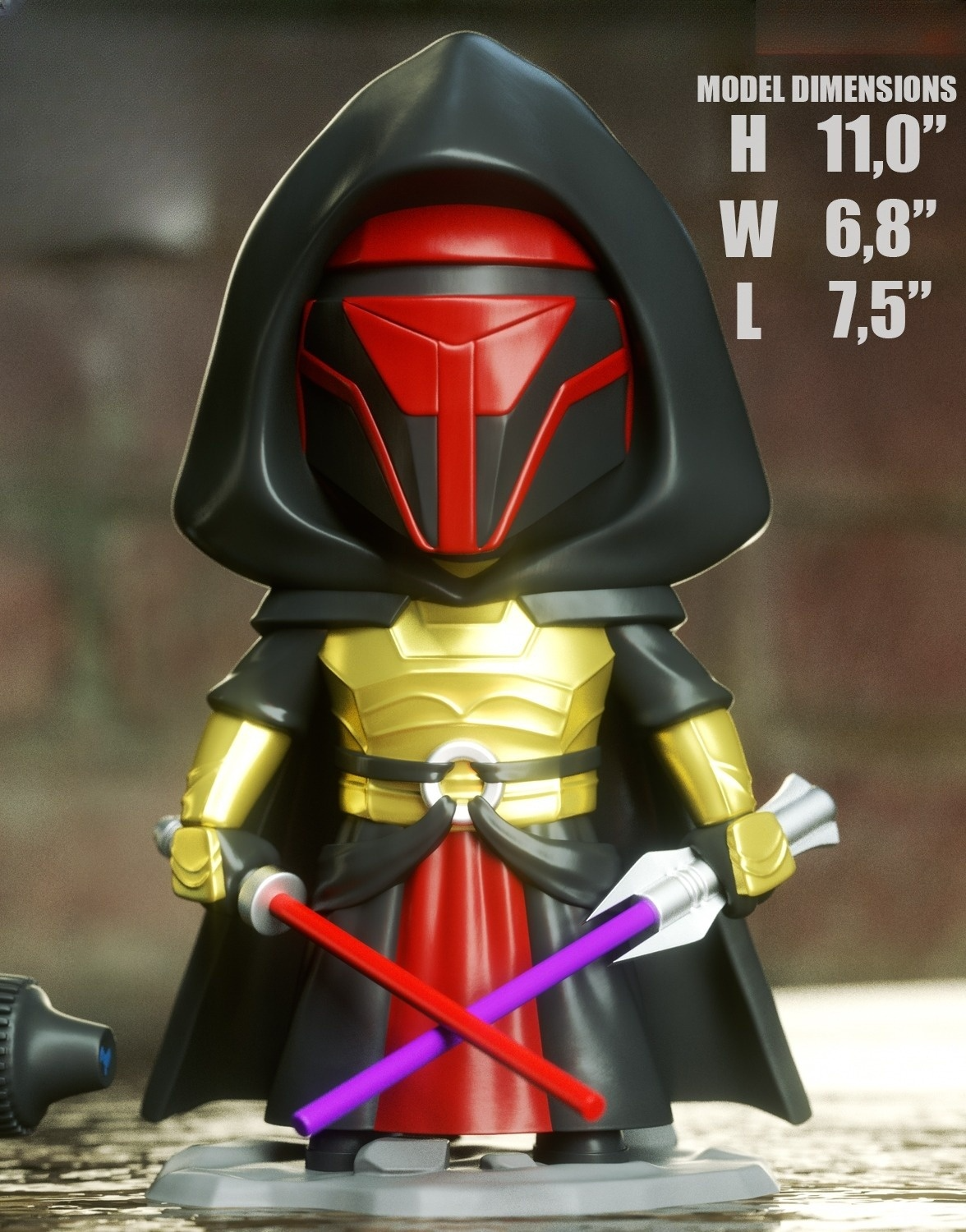 0081 Darth Revan - STL 3D Print Files