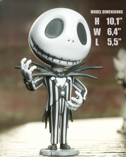 0090 Jack Skellington Chibi - STL 3D Print Files