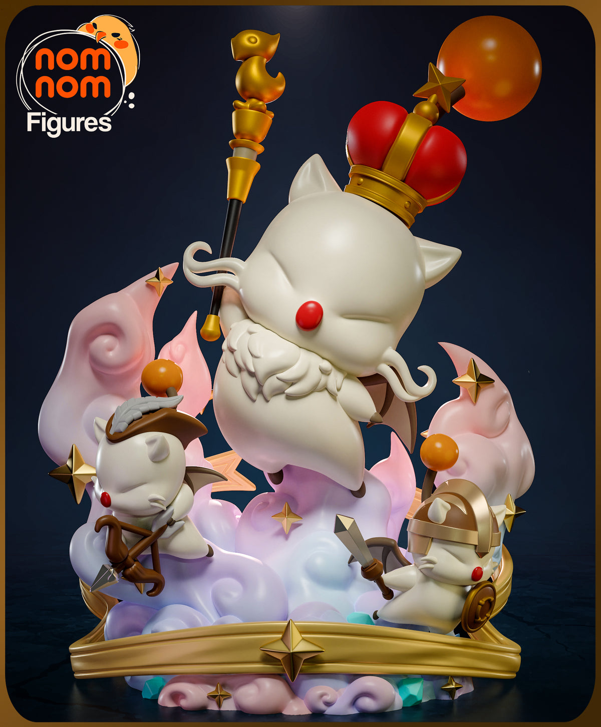 2006 Chibi Good King Moggle Mog XII_Final Fantasy - STL 3D Print Files