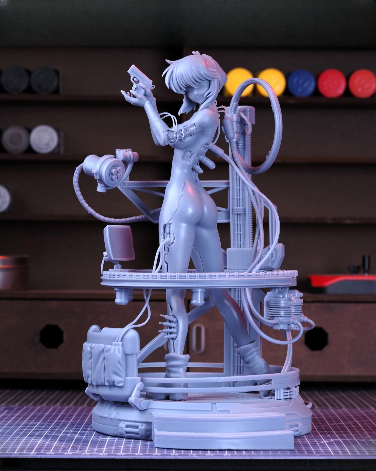 1683 Motoko Kusanagi_Ghost in the Shell - STL 3D Print Files