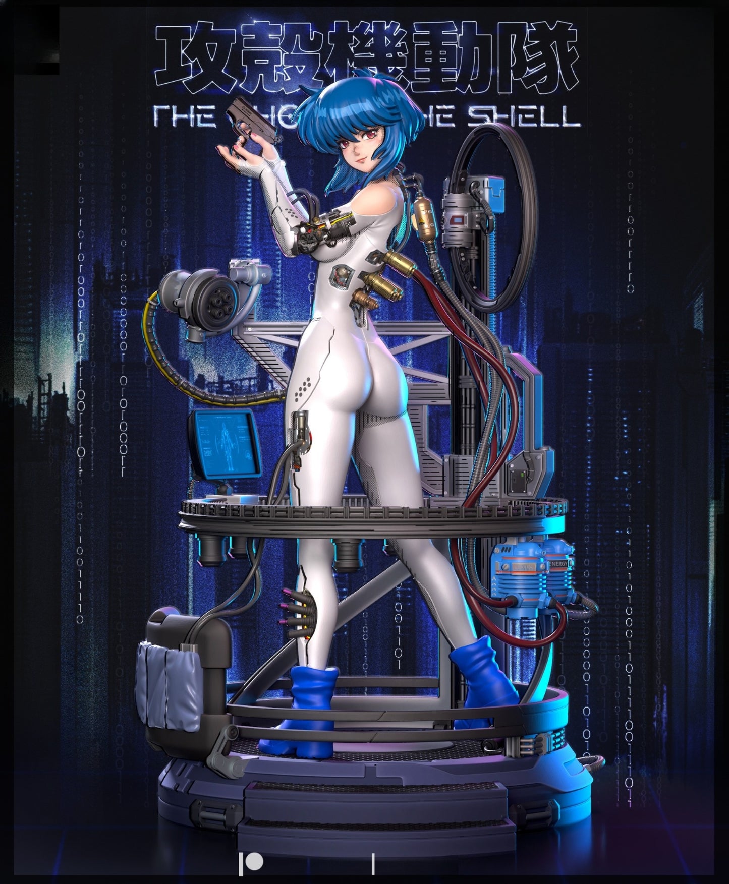1683 Motoko Kusanagi_Ghost in the Shell - STL 3D Print Files