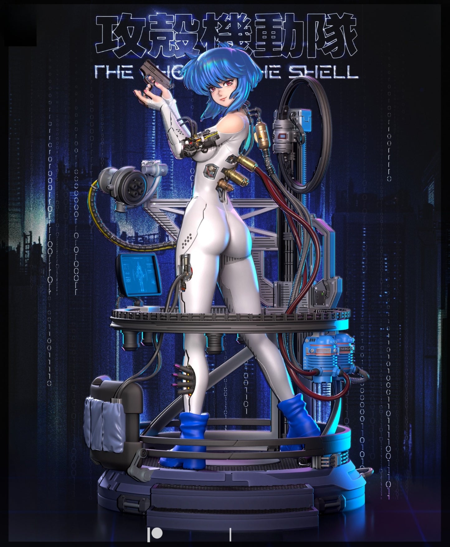 1683 Motoko Kusanagi_Ghost in the Shell - STL 3D Print Files