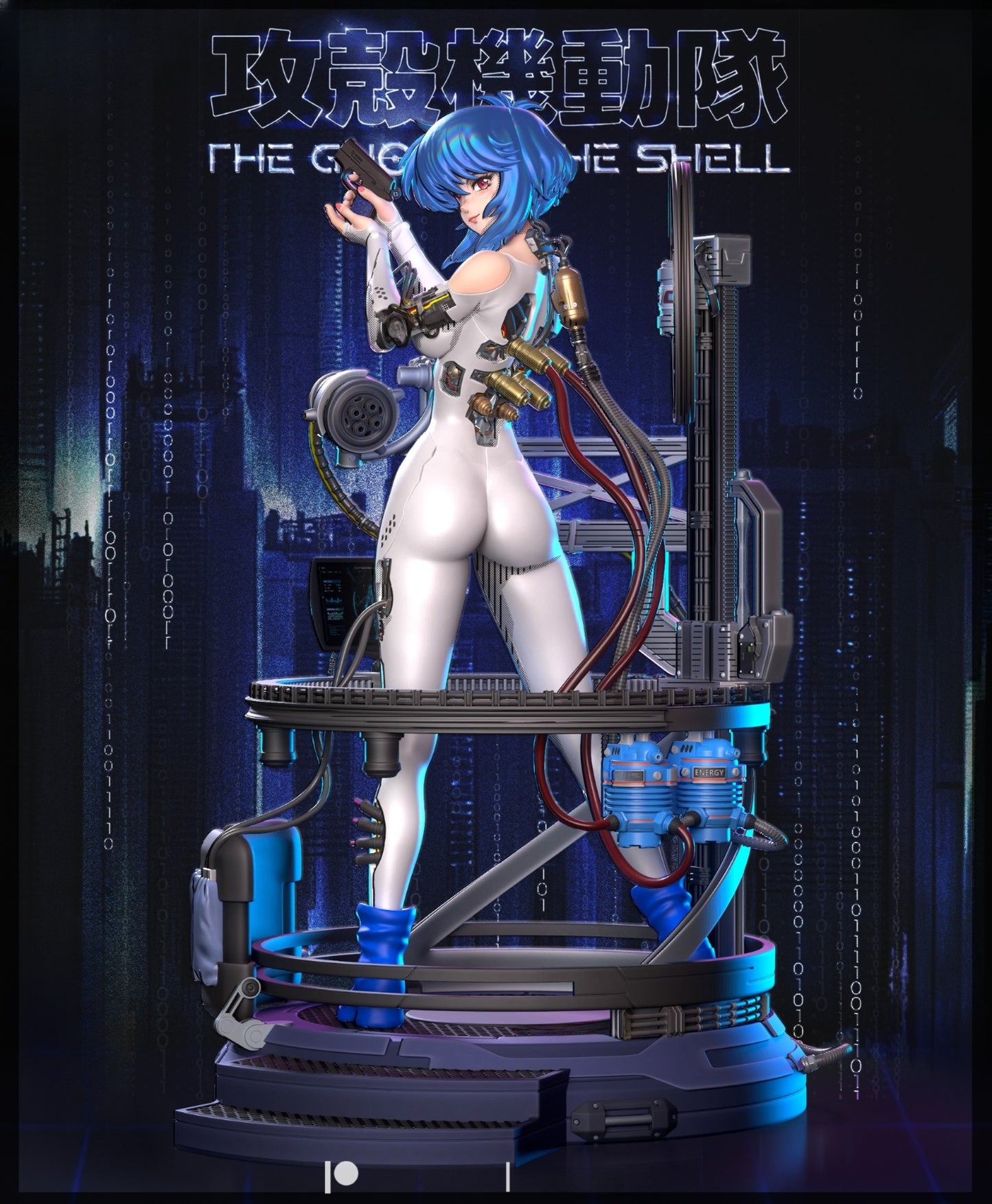 1683 Motoko Kusanagi_Ghost in the Shell - STL 3D Print Files