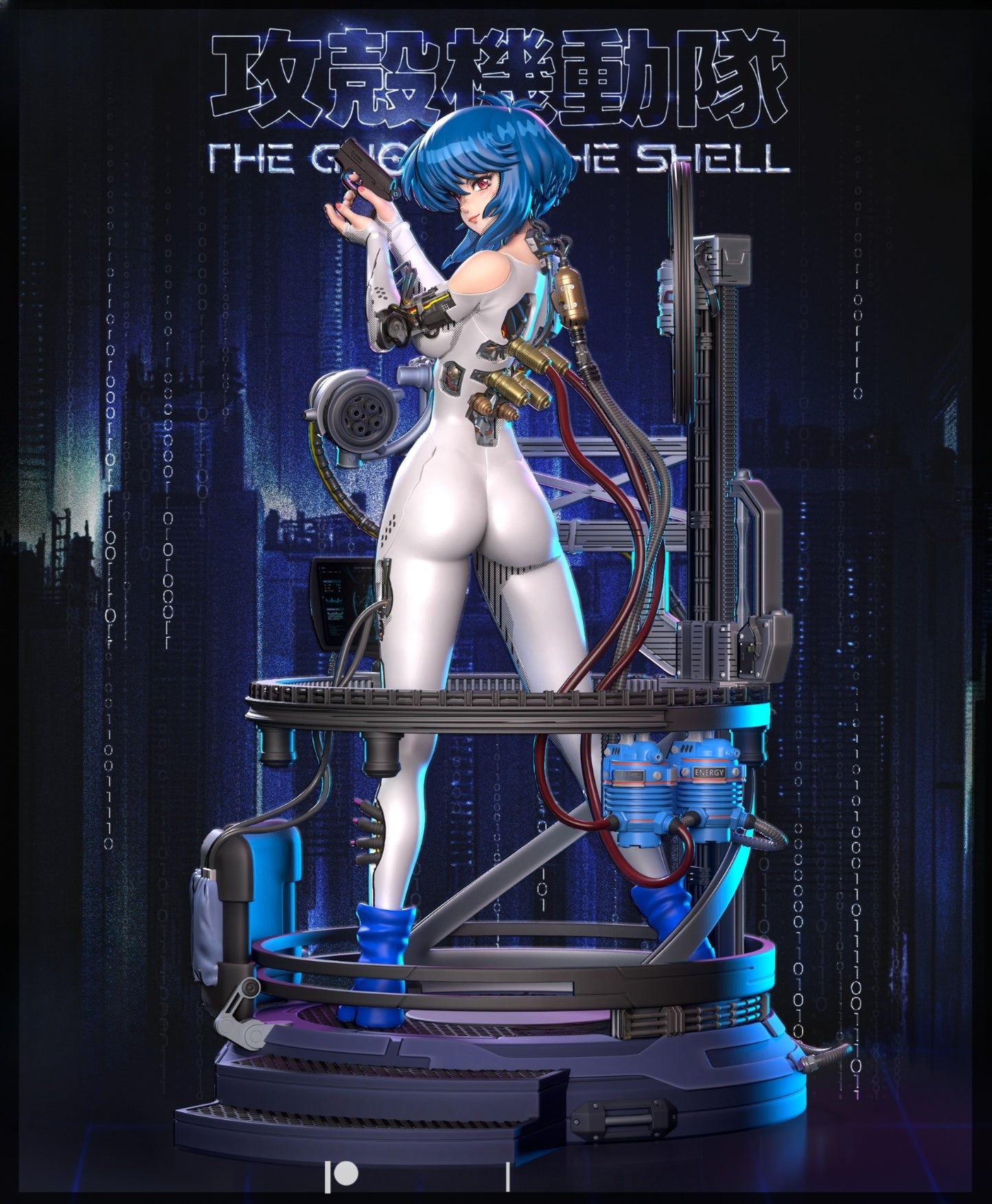 1683 Motoko Kusanagi_Ghost in the Shell - STL 3D Print Files