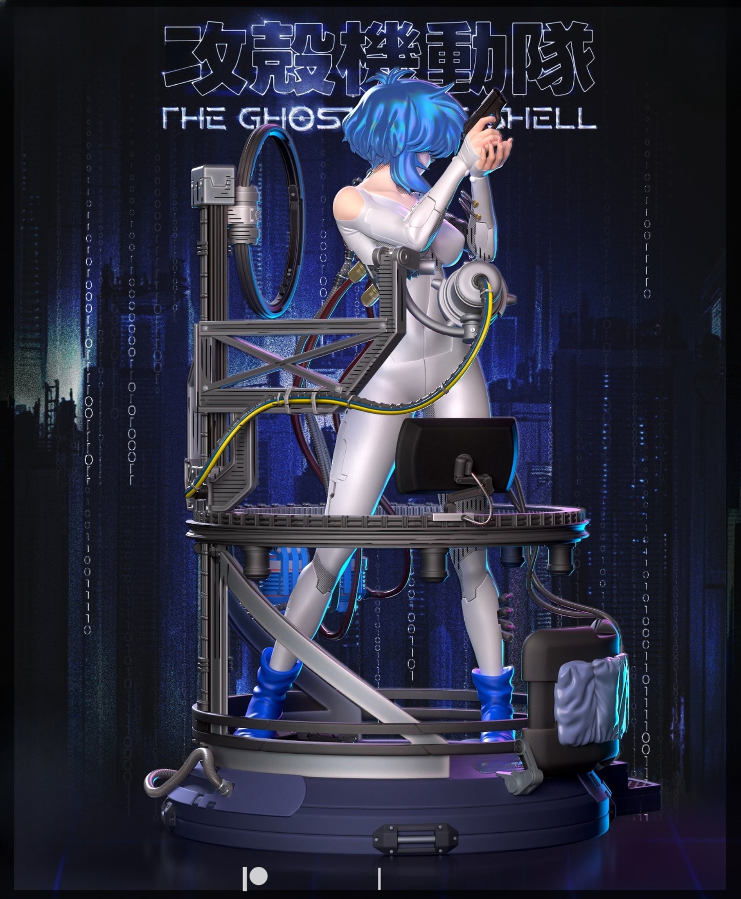 1683 Motoko Kusanagi_Ghost in the Shell - STL 3D Print Files