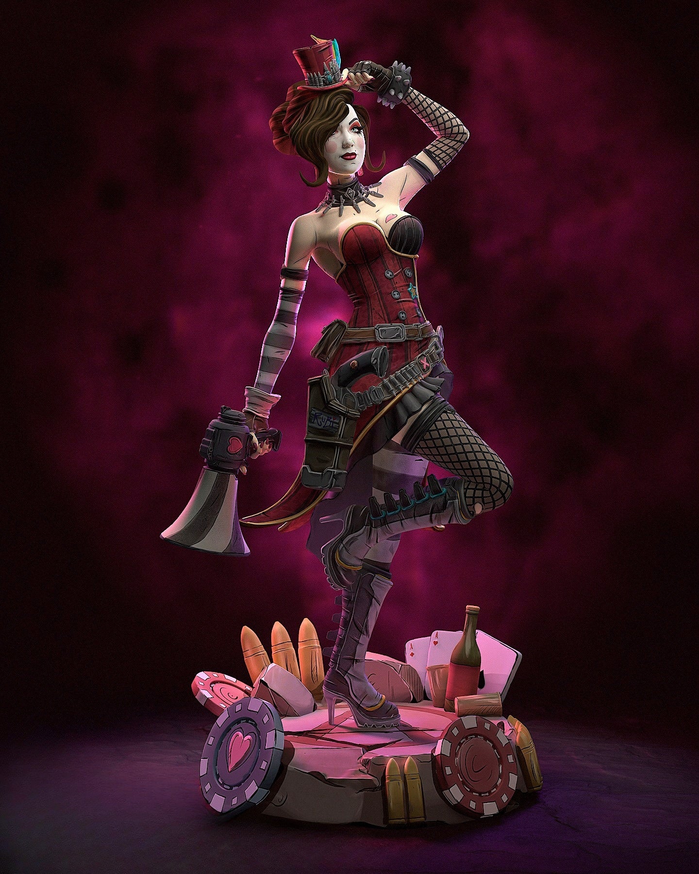 1228 Mad Moxxi_Borderlands 3 - STL 3D Print File