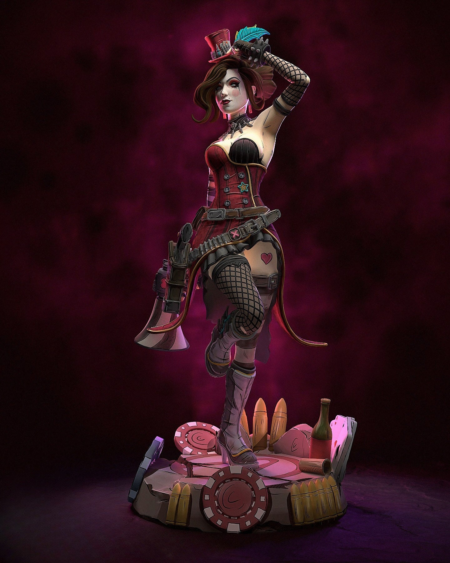 1228 Mad Moxxi_Borderlands 3 - STL 3D Print File