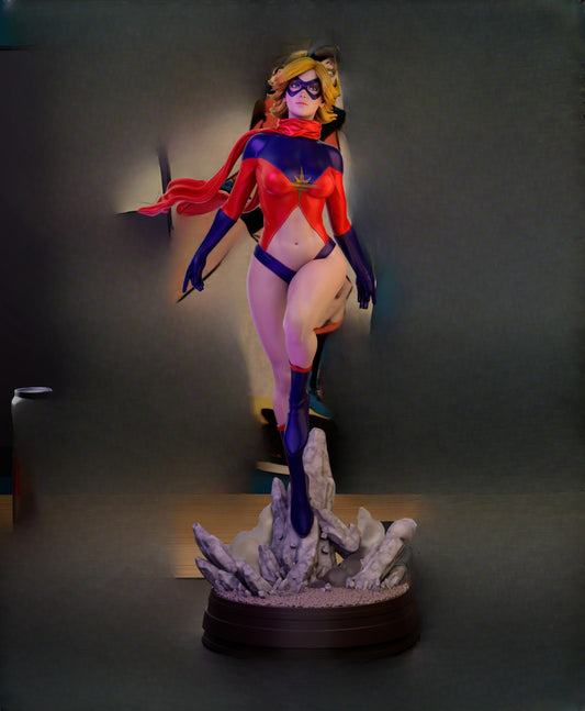 0976 Ms Marvel Classic - STL 3D Print Files