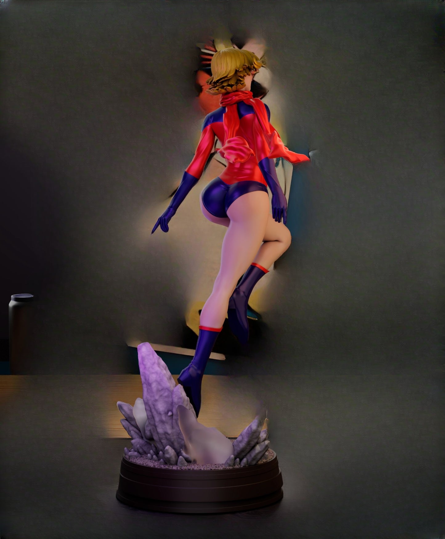 0976 Ms Marvel Classic - STL 3D Print Files