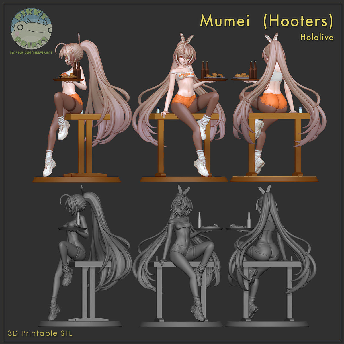 2188 Nanashi Mumei - STL 3D Print Files