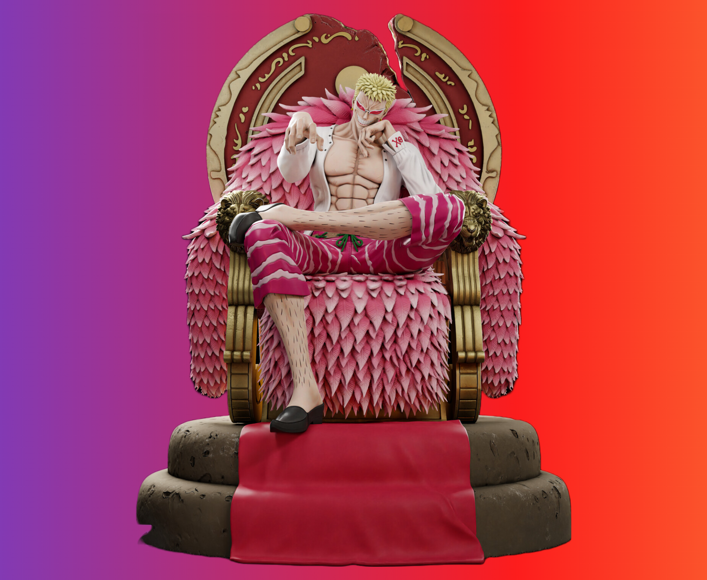 0788 Donquixote Doflamingo - One Piece - STL 3D Print Files