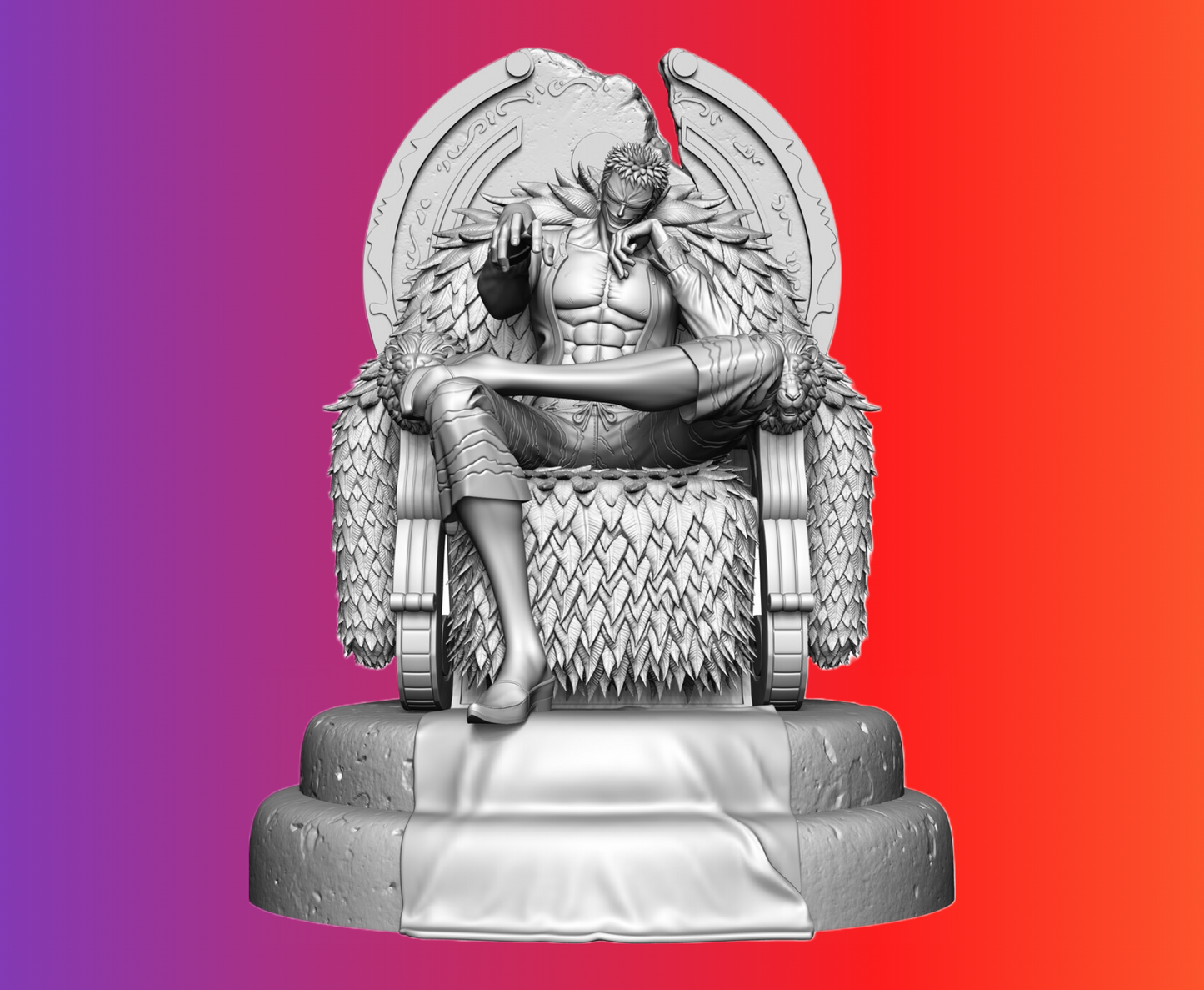 0788 Donquixote Doflamingo - One Piece - STL 3D Print Files
