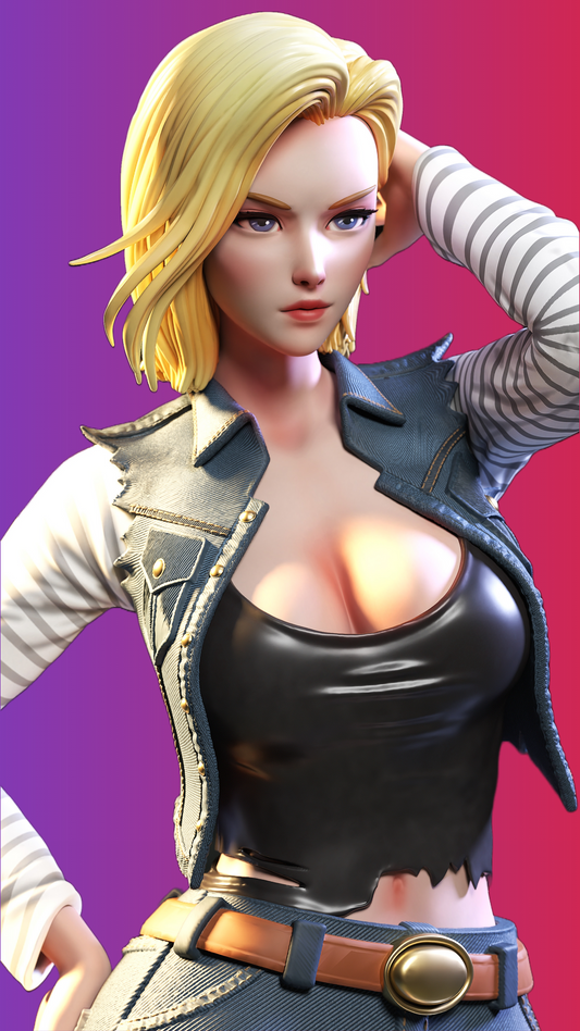 0787 Android 18 - STL 3D Print Files