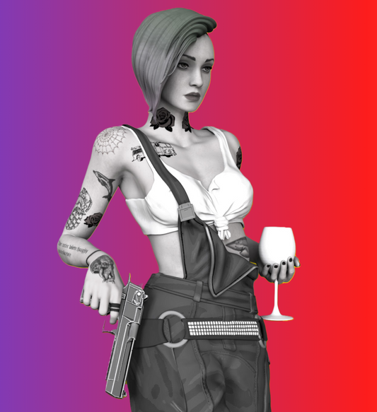 0631 Judy Alvarez - Cyberpunk 2077 - STL 3D Print Files