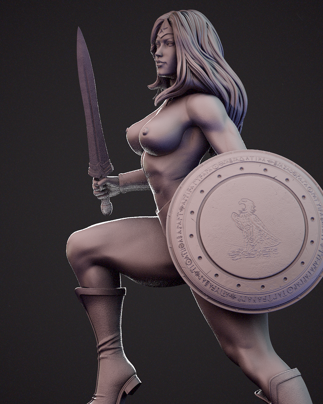 0937 Wonder Woman NSFW - DC Comics (2526) - STL 3D Print Files