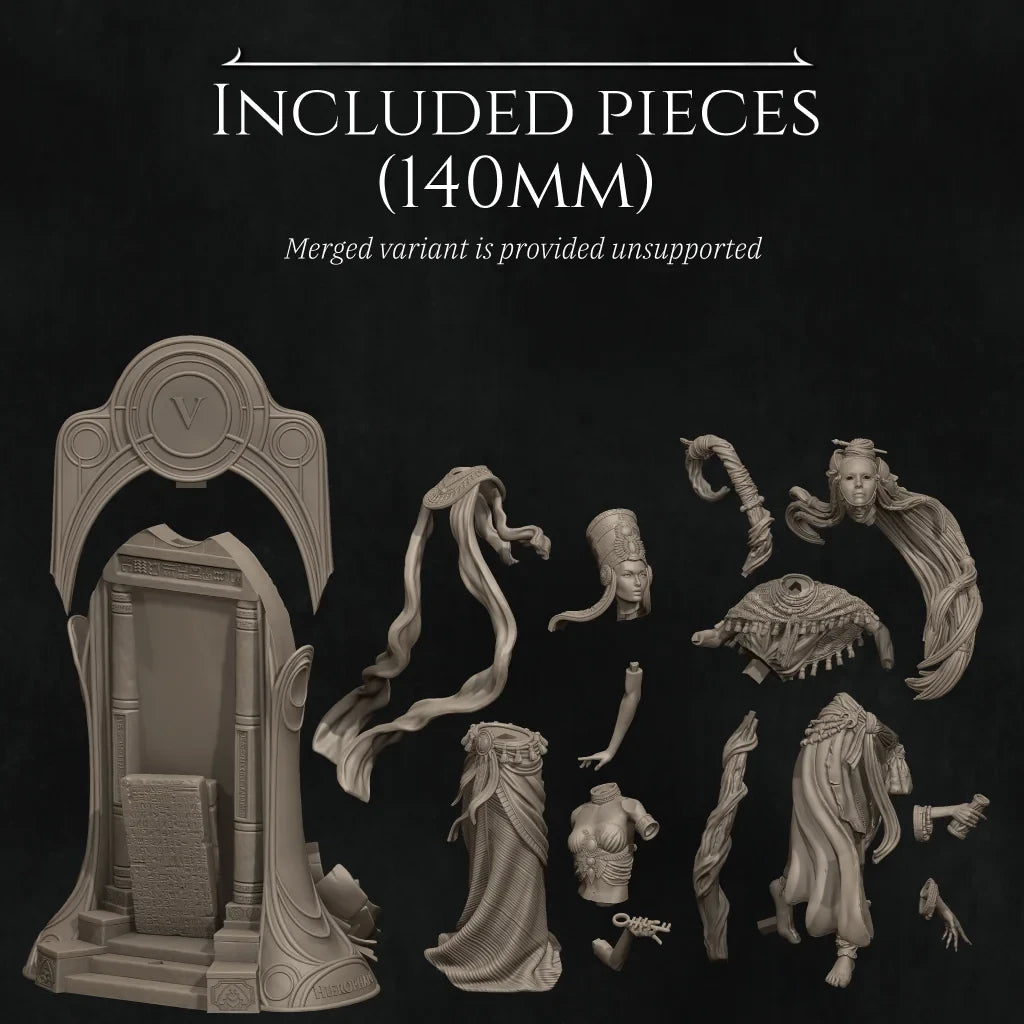 1747 Tarot Arcana Hierophant - STL 3D Print Files