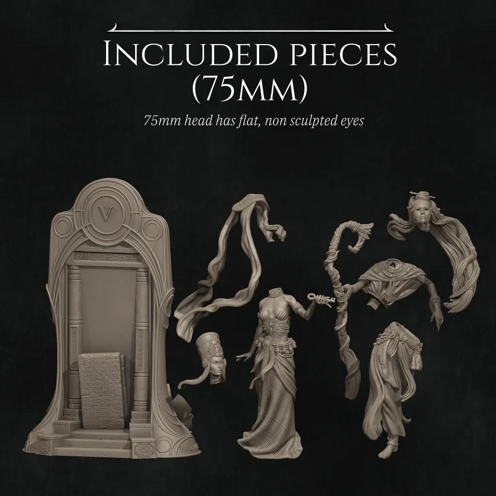 1747 Tarot Arcana Hierophant - STL 3D Print Files