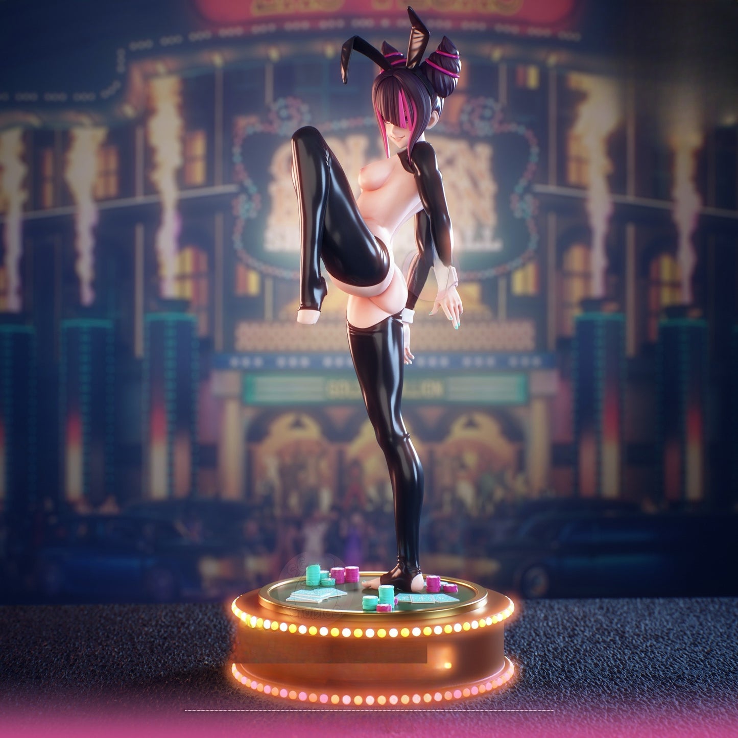 1672 Juri Han_Street Fighter NSFW - STL 3D Print Files