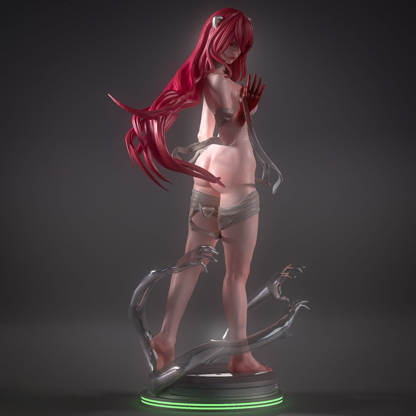 0749 Lucy Kaede NSFW - Elfen Lied (3538) - STL 3D Print Files