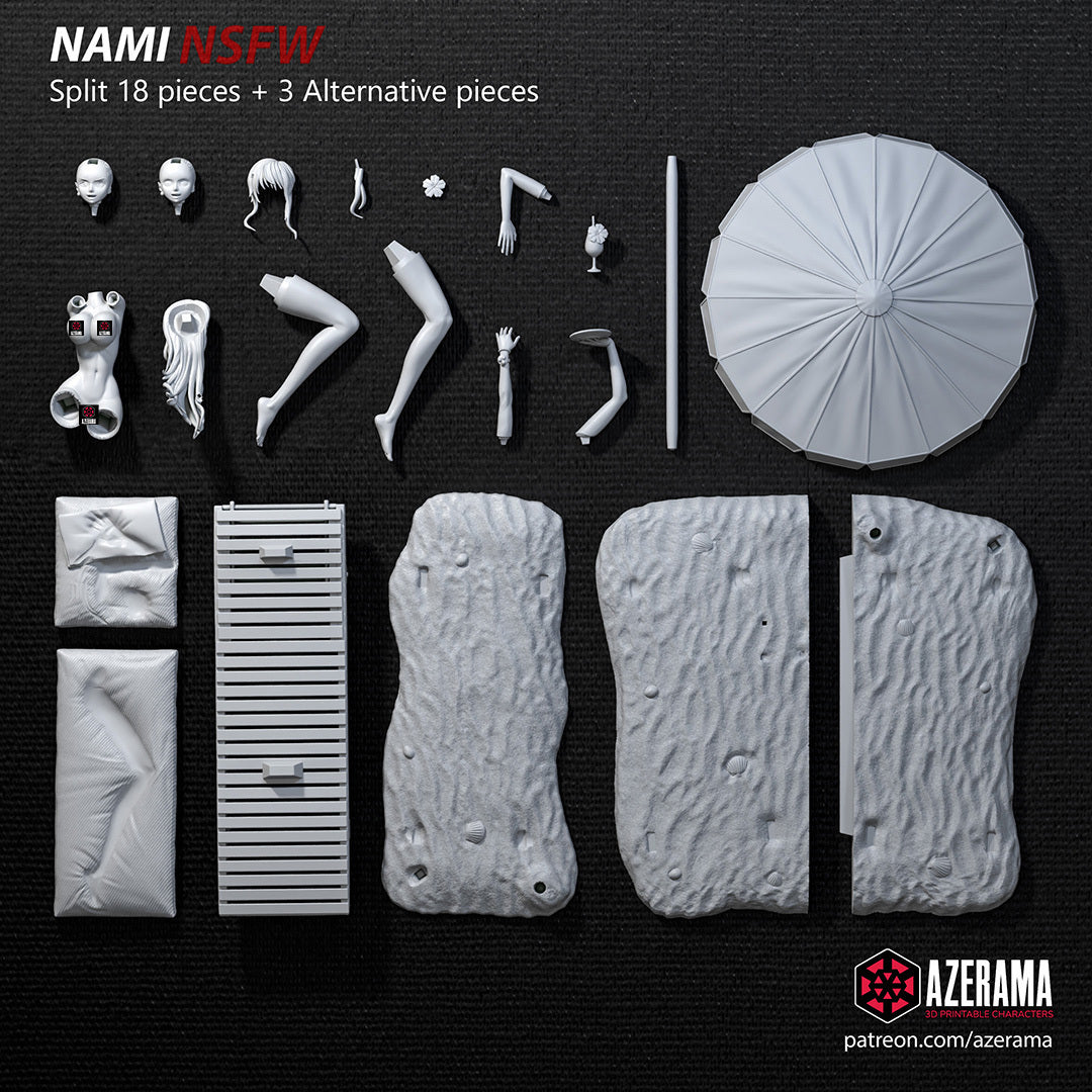 2105 Nami_One Piece NSFW - STL 3D Print Files
