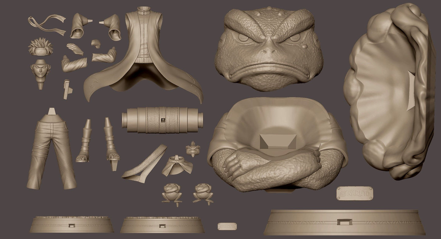 0222 Naruto Modo Sabio - STL 3D Print Files
